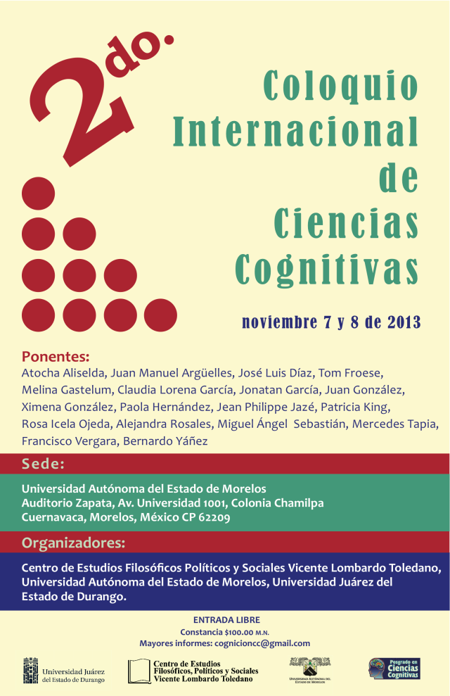 2do Coloquio Internacional de Ciencias Cognitivas
